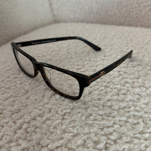 Gucci Tortoiseshell Rectangular Glasses Frames GG3359 - Picture 6 of 6